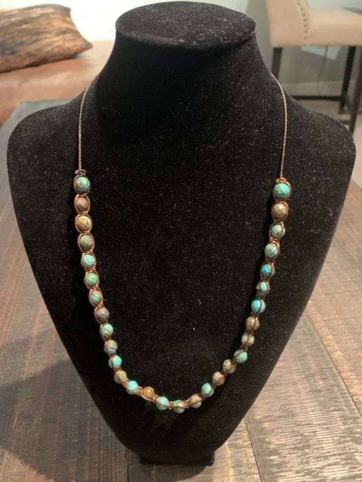 Knotted Turquoise Necklace