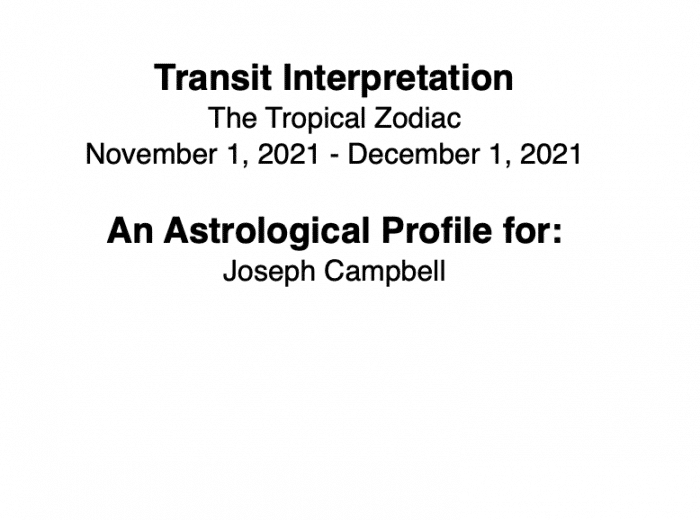 Three Month Transit Interpretation