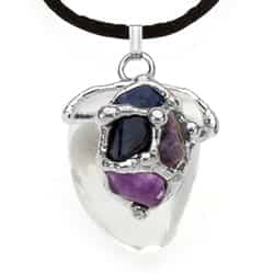 Metal Element Drop Necklace