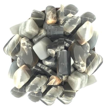 Black Moonstone Tumblestone Only Black Moonstone Tumblestone Only