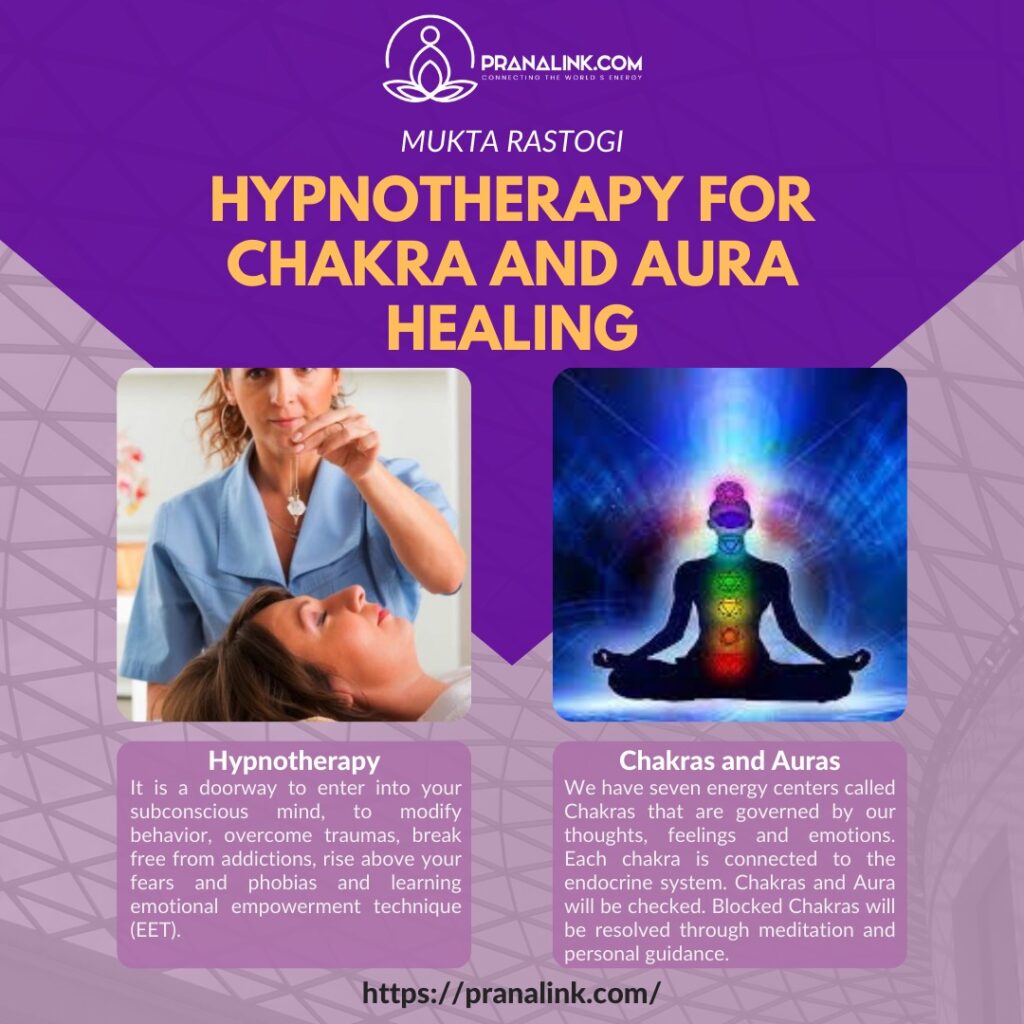 Hypnotherapy for Chakra and Aura Healing by Mukta Rastogi