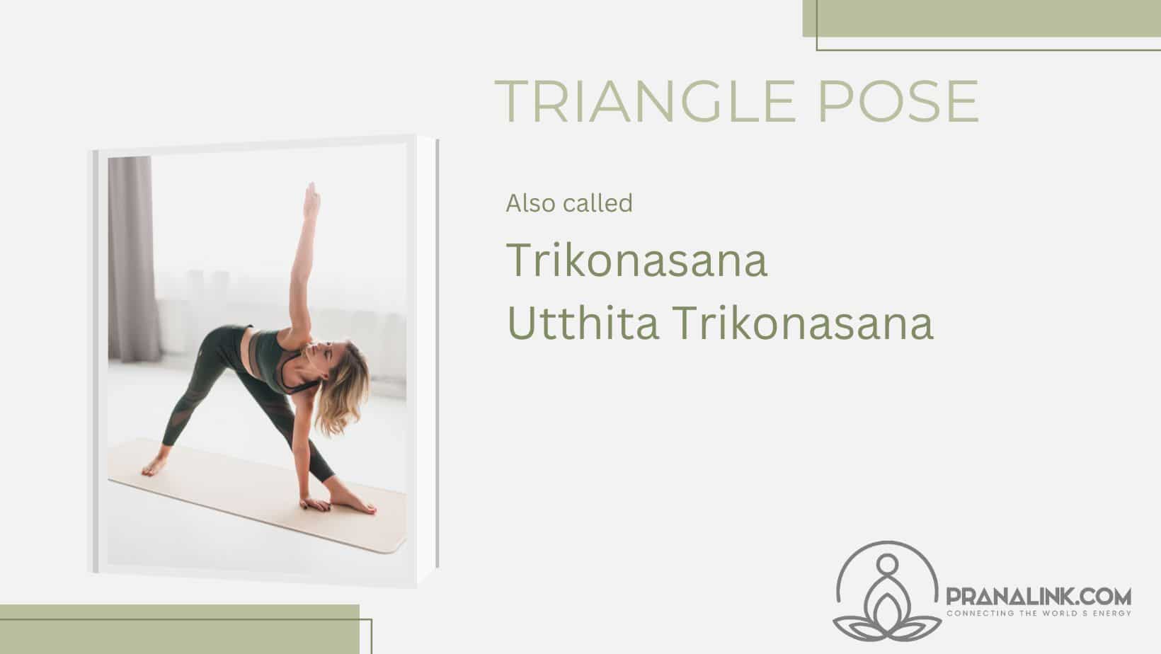 triangle pose