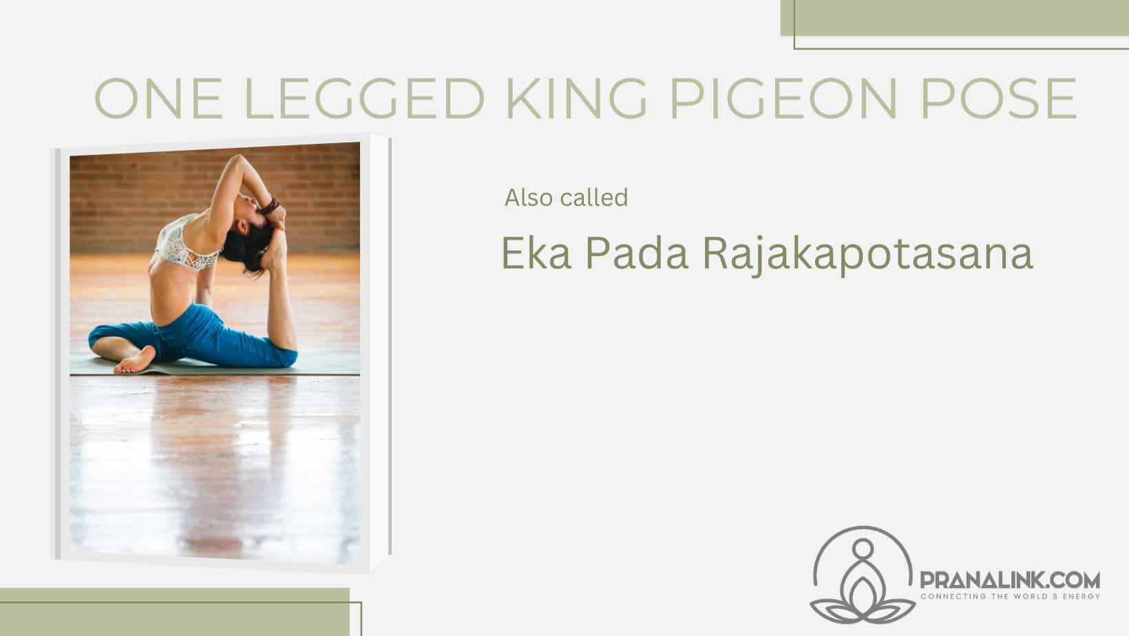 one legged king pigeon pose