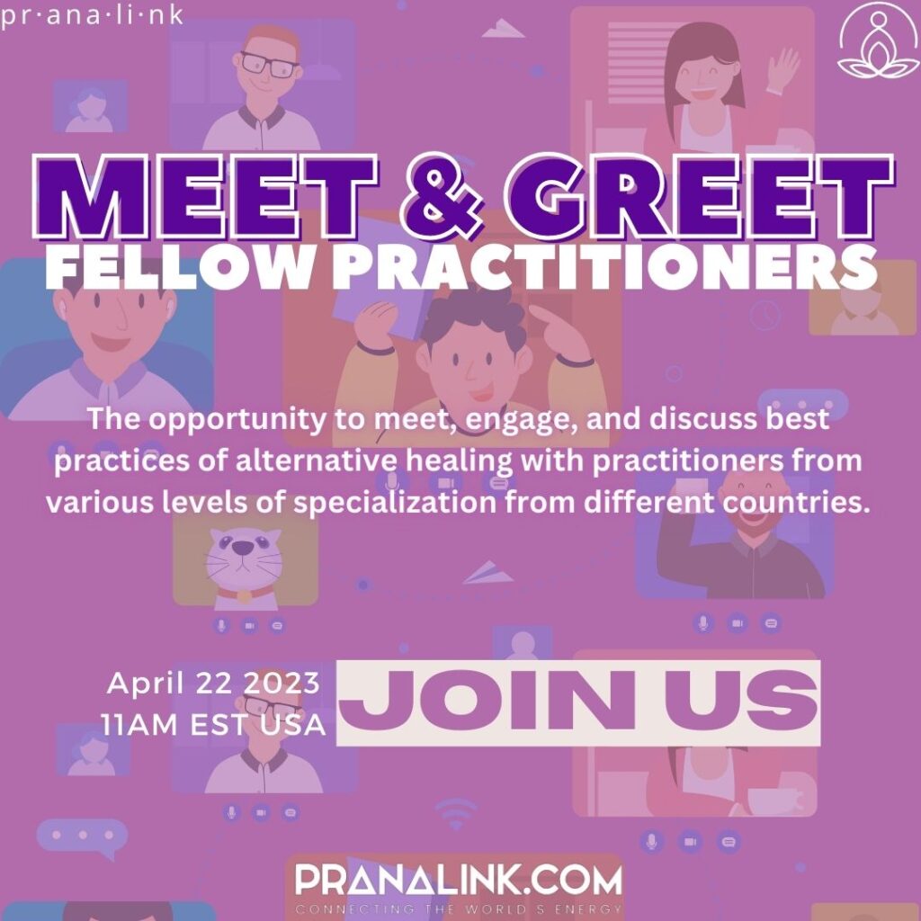April 22, 2023 -Meet & Greet fellow Practitioners, Free Online Meet-up