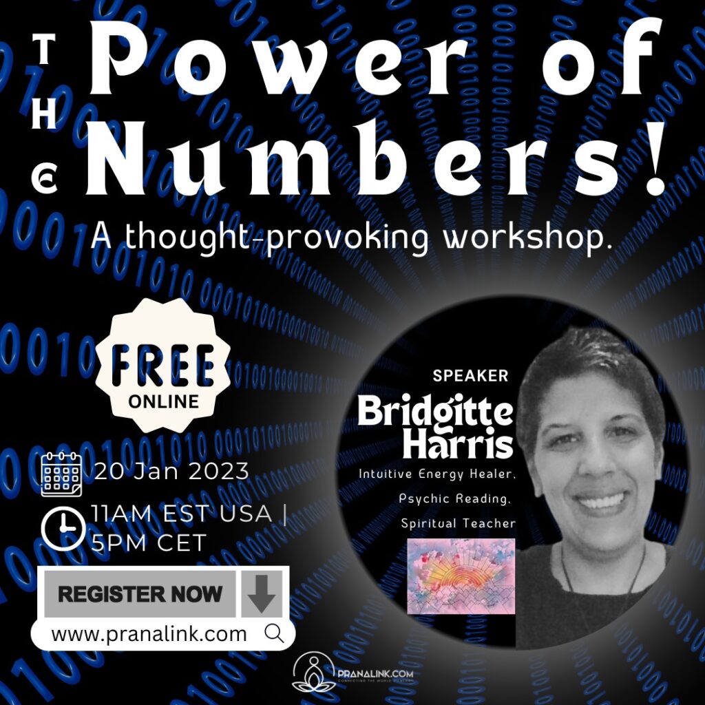 Jan 20, 2024, The power of Numbers! Free Online Workshop by Bridgitte Harris