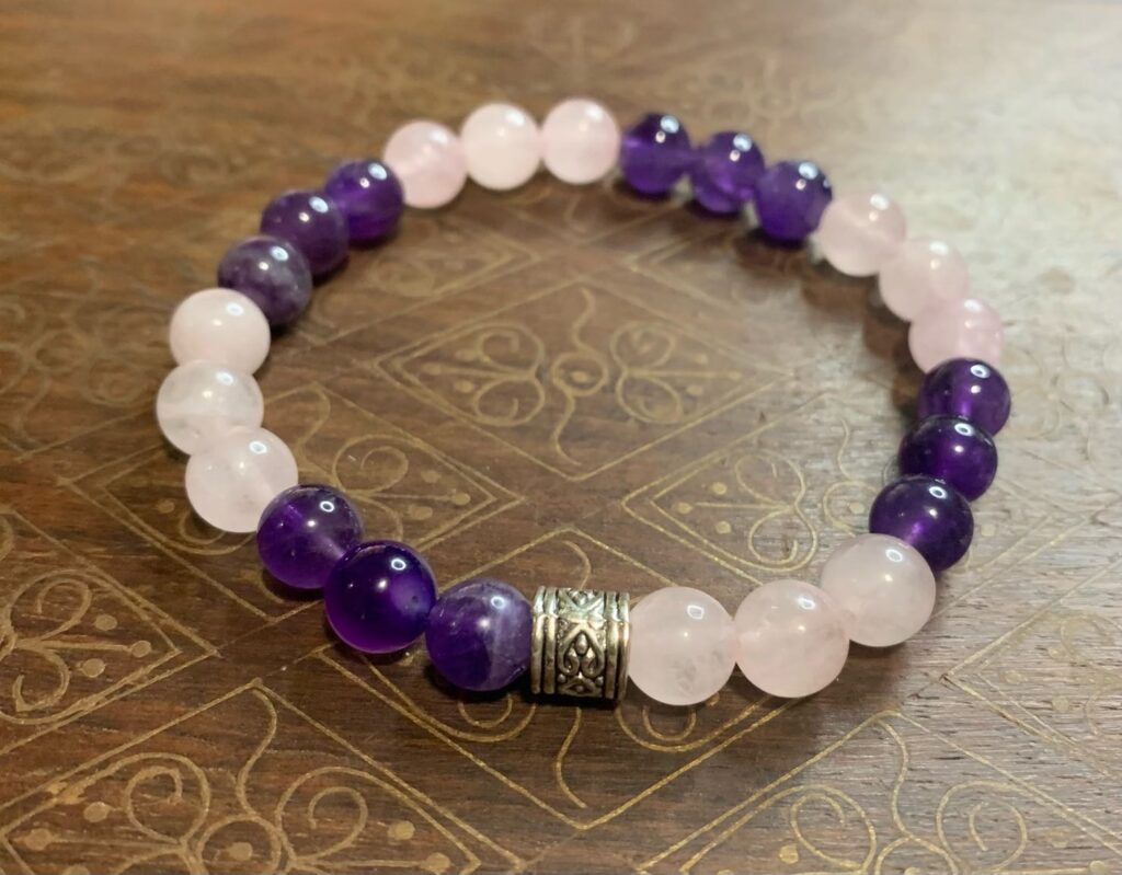 Rose Quartz and Amethyst