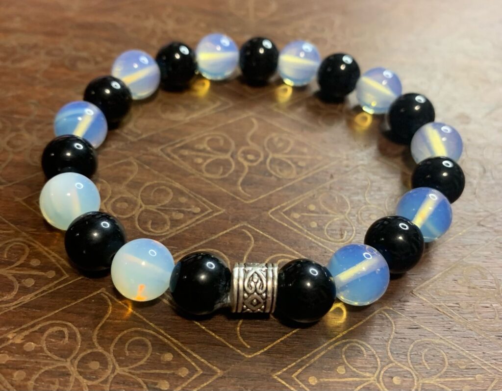 Black Jade and Opalite
