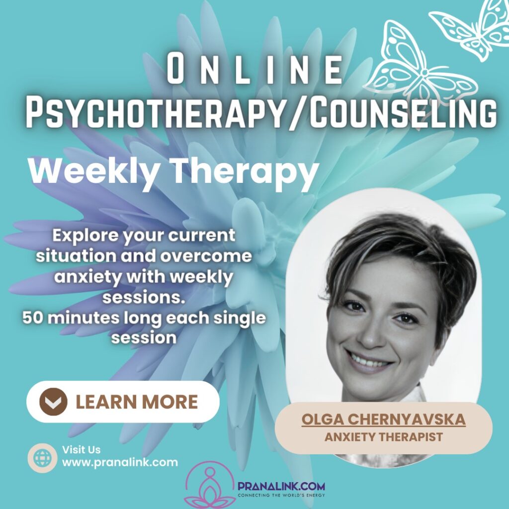 Weekly therapy – Online Psychotherapy / Counselling