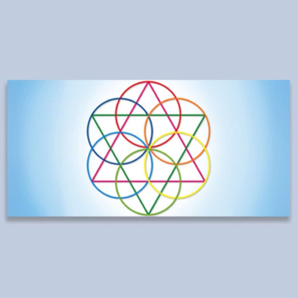 Rainbow Card (Harmonizing) Vortex Cards, Life Alignment