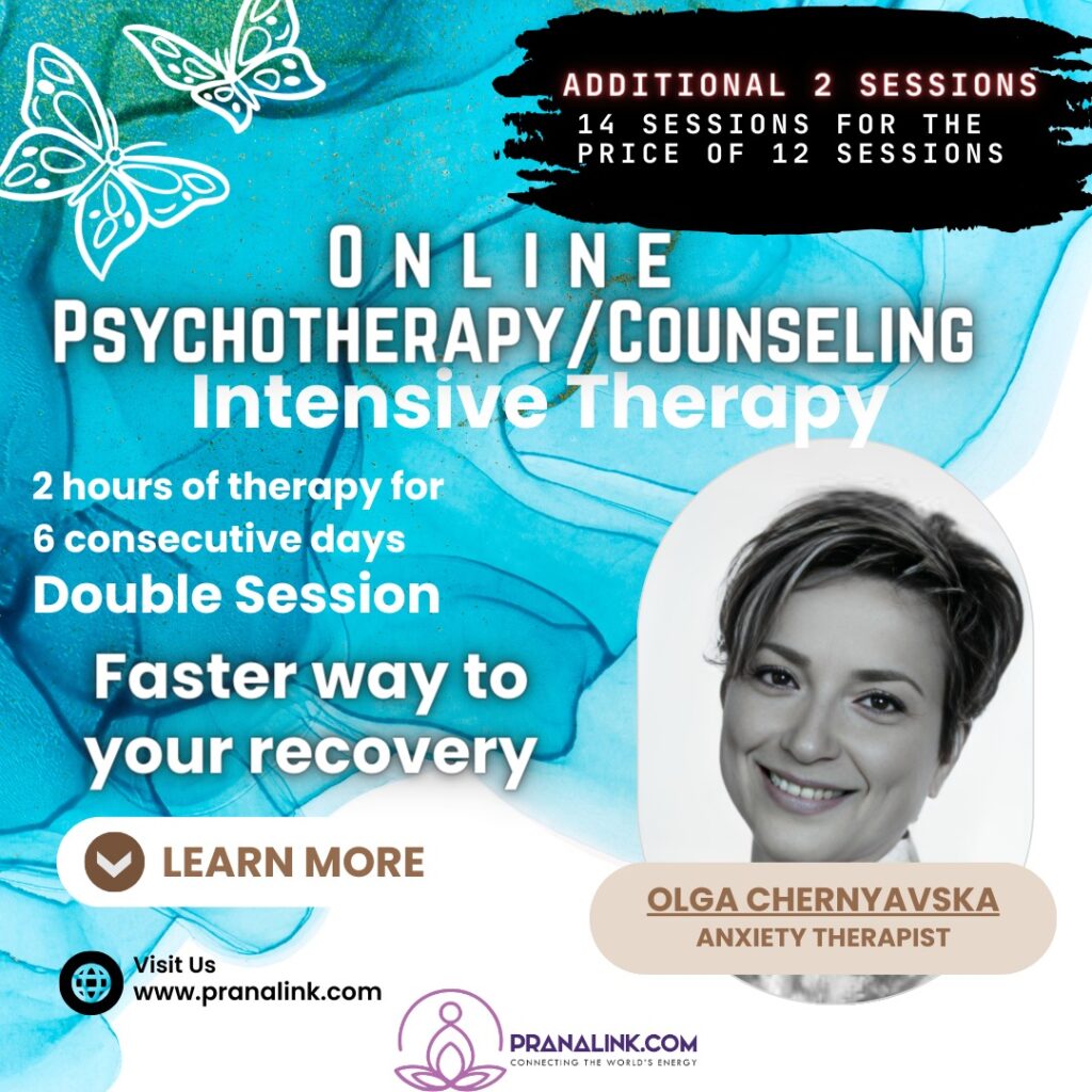 Intensive therapy – Online Psychotherapy / Counselling