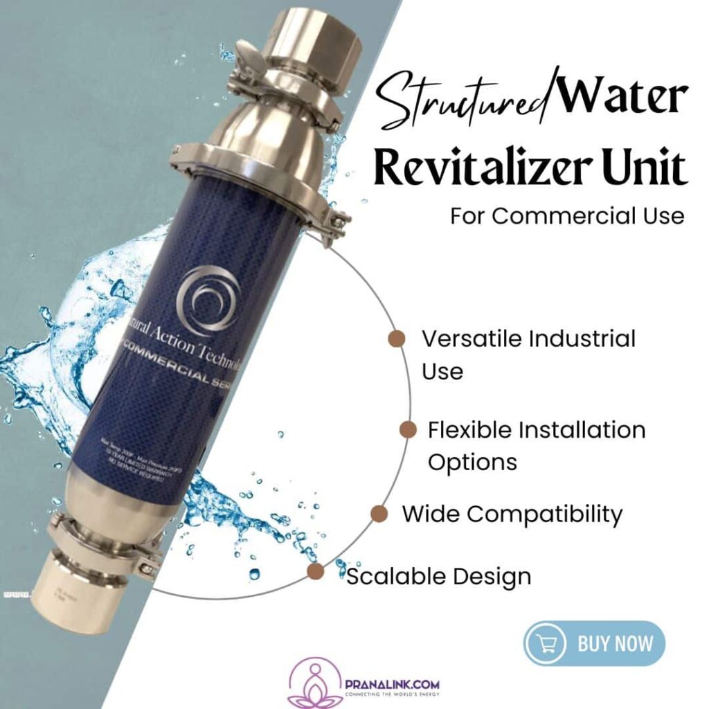Stainless Steel Structured Water Revitalizer Unit For Commercial Use