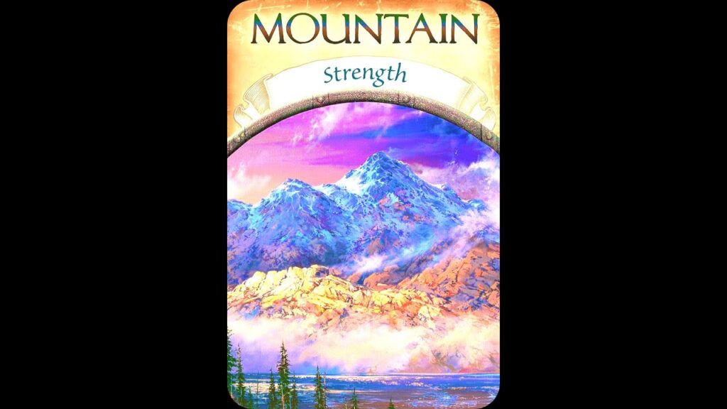 Earth Magic Oracle Cards The message - Mountain