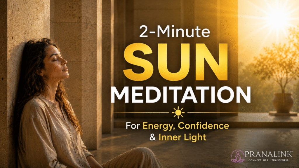 Sun Meditation for Positive Energy | 2-Minute Guided Meditation
