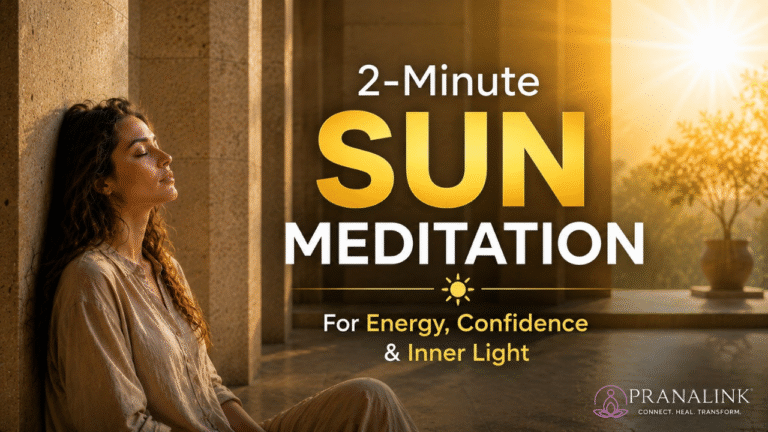 Sun Meditation for Positive Energy | 2-Minute Guided Meditation