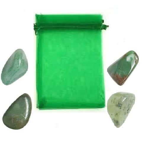 Green Crystal Pouch